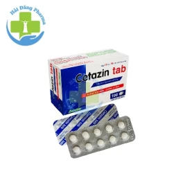 Cetazin tab - Hộp 10 vỉ x 10 viên